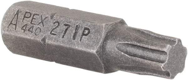 Apex - 1/4" Drive IP27 Torx Plus Screwdriver Bit - 1" OAL, Insert Bit - Strong Tooling