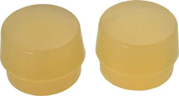 Garland - 2" Face Diam, Grade Soft, Natural Soft Face Hammer Tip - Urethane - Strong Tooling