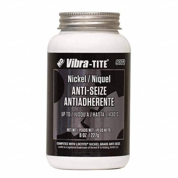 Vibra-Tite - 8 oz Jar, Nickel Anti-Seize Lubricant, with Brush Cap - Strong Tooling