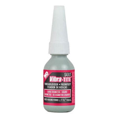 Vibra-Tite - 10 mL Bottle, Red, Large Diameter/High Strength Threadlocker - Strong Tooling