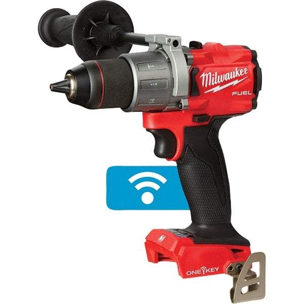 Milwaukee Tool - 18 Volt 1/2" Keyless Chuck Cordless Hammer Drill - 0 to 32,000 BPM, 0 to 2,000 RPM, Reversible - Strong Tooling