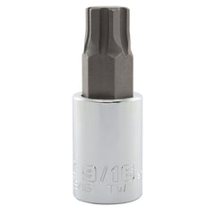 Hand Hex & Torx Bit Sockets; Socket Type: Hex Bit Socket; Tool Type: Hex Bit Socket; Hex Size (Inch): 9/16 in; Bit Length (Inch): 2-3/4; Bit Length: 2.75 in; Insulated: No; Material: Steel; Finish: Chrome-Plated; Overall Length (Inch): 2-3/4 in; Non-spark