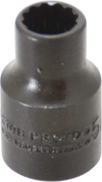 Proto - 5/16", 3/8" Drive, Standard Hand Socket - 12 Points, 1-3/32" OAL, Alloy Steel, Black Finish - Strong Tooling