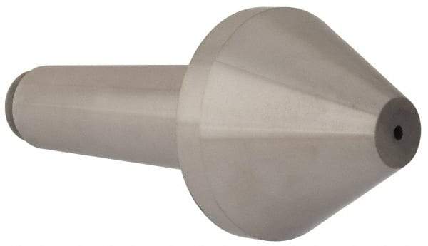 Riten - 3-1/2" Head Diam, Hardened Tool Steel Bull Nose Point Solid Dead Center - 5MT Morse Taper, 3-1/2" Point Diam, 2.155" Point Length - Strong Tooling