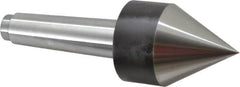 Riten - MT4 Taper Shank, Live Center - 2-1/2" Point Diam, 3-7/16" Point Len, 260 Lb Max Workpc, Pipe Nose Point - Strong Tooling