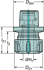 C43911425038 CAPTO ADAPTER - Strong Tooling