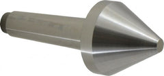 Riten - 2-3/4" Head Diam, Hardened Tool Steel Bull Nose Point Solid Dead Center - 4MT Morse Taper, 2-3/4" Point Diam, 1.939" Point Length - Strong Tooling