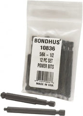 Bondhus - Hex Driver Sets - MP 5/64-1/2" 12PC POWER BIT SET-BONDHUS - Strong Tooling