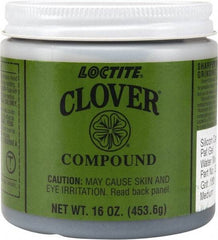 Loctite - 1 Lb Water Soluble Compound - Compound Grade Very Fine, 180 Grit, Black & Gray, Use on General Purpose - Strong Tooling