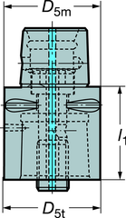 C63910163060 CAPTO ADAPTER - Strong Tooling