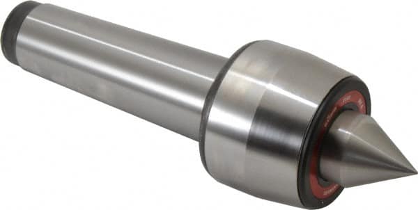 Rohm - MT6 Taper Shank, 4.134" Head Diam 2,500 Lb Capacity Live Center - 2,600 Max RPM, 3.217" Head Length, 1.9685" Point Diam, 2.264" Point Len, 7,700 Lb Max Workpc, 13.15" OAL, Standard Point - Strong Tooling