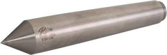 Riten - 1-1/4" Head Diam, Hardened Tool Steel Standard Point Solid Dead Center - Jarno 10 Taper, 1-1/4" Point Diam, 2" Point Length, 7-1/2" OAL - Strong Tooling