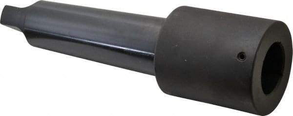 Collis Tool - 1-3/4 Inch Tap, 2.38 Inch Tap Entry Depth, MT5 Taper Shank, Standard Tapping Driver - 3-1/4 Inch Projection, 2-5/8 Inch Nose Diameter, 1.43 Inch Tap Shank Diameter, 1.072 Inch Tap Shank Square - Exact Industrial Supply