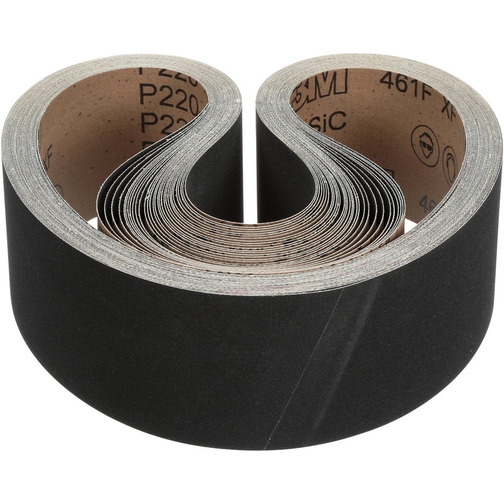 Abrasive Belts; Abrasive Material: Silicon Carbide; Belt Width (Inch): 4; Overall Length (Decimal Inch): 106.0000; Grit: 400; Abrasive Type: Coated; Backing Material: Polyester; Cloth; Coat Density: Closed; Backing Weight: XF Weight