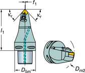 C6-DCMNN-00090-12 Capto® and SL Turning Holder - Strong Tooling