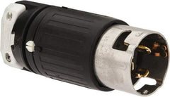 Hubbell Wiring Device-Kellems - 250 VAC, 50 Amp, NonNEMA Configuration, Industrial Grade, Self Grounding Plug - 3 Phase, 3 Poles, IP20, 0.83 to 1-1/4 Inch Cord Diameter - Strong Tooling