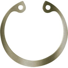 Internal Retaining Rings; Ring Type: HO Style; Groove Diameter: 1.755; Bore Diameter (Decimal Inch): 1.6530; Groove Diameter Tolerance: +0.004/-0.005; Free Diameter: 1.835; Free Outside Diameter: 0; Material: Spring Steel; Groove Width (Decimal Inch): 0.0