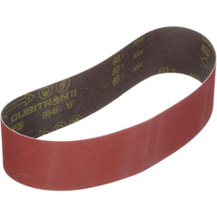 Abrasive Belts; Abrasive Material: Ceramic; Belt Width (Inch): 0.125; Overall Length (Decimal Inch): 18.0000; Grit: 80+; Abrasive Type: Coated; Backing Material: Polyester; Cloth; Backing Weight: YF Weight