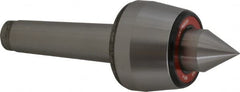 Rohm - MT4 Taper Shank, 2.755" Head Diam 800 Lb Capacity Live Center - 3,800 Max RPM, 2-3/32" Head Length, 1.2598" Point Diam, 1.614" Point Len, 1,760 Lb Max Workpc, 4.035" OAL, Standard Point - Strong Tooling