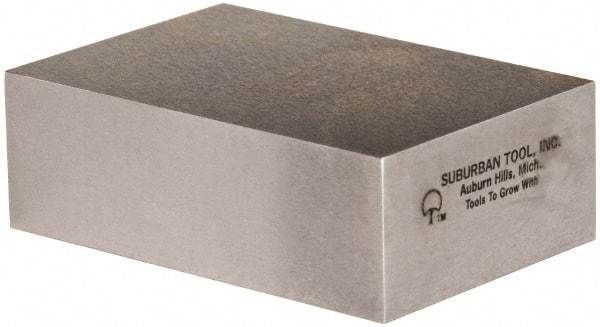 Suburban Tool - 0.0002 Squareness Per Inch, Hardened Steel, 1-2-3 Block Setup Block - Sold As Individual - Strong Tooling