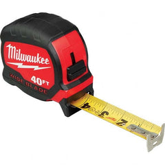 Milwaukee Tool - 40' x 1-5/16" Yellow/Black Blade Tape Measure - Strong Tooling