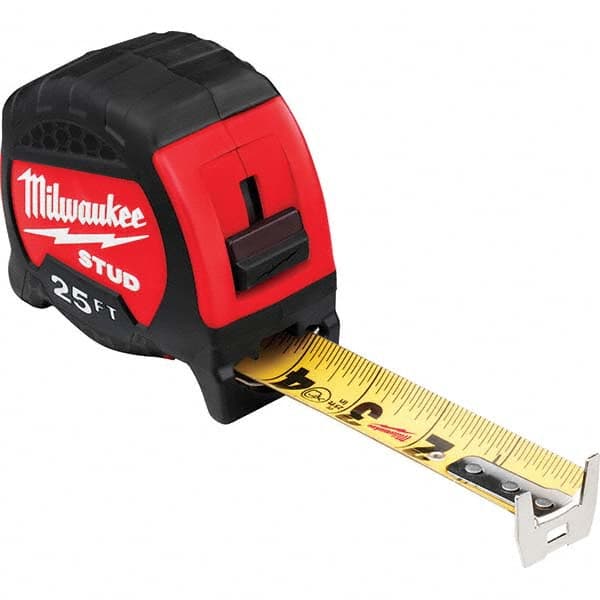 Milwaukee Tool - 25' x 1-5/16" Yellow/Black Blade Tape Measure - Strong Tooling