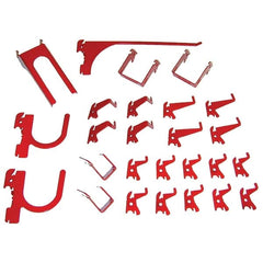 Wall Control - Pegboard Hook Sets For Use With: Any Wall Control Broad & Industrial Pegboard Contents: (26) Assorted Slotted Pegboard Hooks & Brackets - Strong Tooling