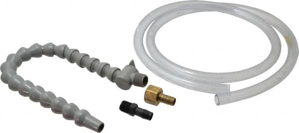 Graymills - 2 Piece, 60" Hose Length, 1/2" Nozzle Diam, 1/2" Hose ID, Coolant Hose Kit - For Flood-Type Coolant Systems - Strong Tooling