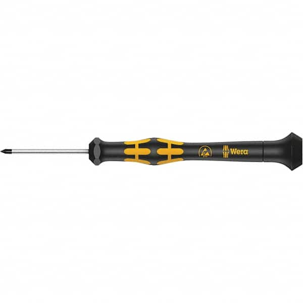 Wera - 1-47/64" Blade Length Microstix Screwdriver - 137mm OAL - Strong Tooling