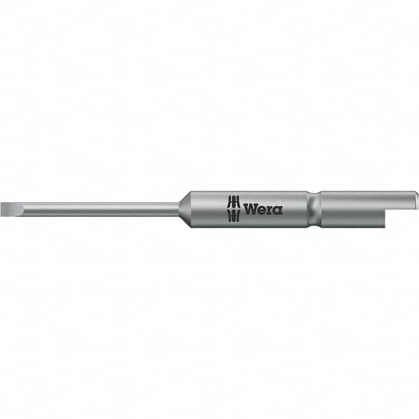 Wera - Slotted Screwdriver Bits Reversible: Reversible Blade Width (mm): 2.50 - Strong Tooling