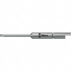 Wera - Slotted Screwdriver Bits Reversible: Reversible Blade Width (mm): 2.50 - Strong Tooling