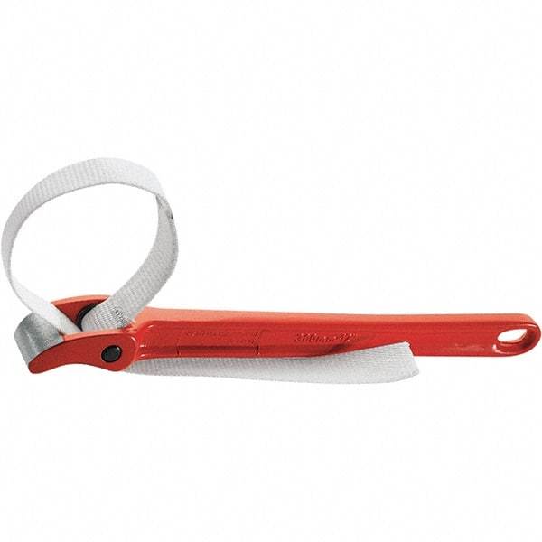 Rothenberger - 12" Max Pipe Capacity, 13-3/4" Long, Strap Wrench - 3" Actual OD, 16" Handle Length - Strong Tooling