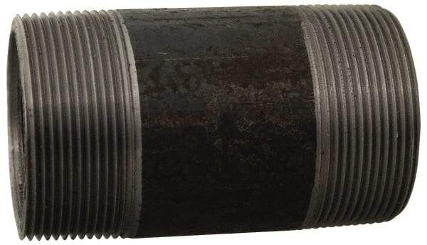 Made in USA - Schedule 80, 3/4" Diam x 48" Long Black Pipe Nipple - Threaded - Strong Tooling