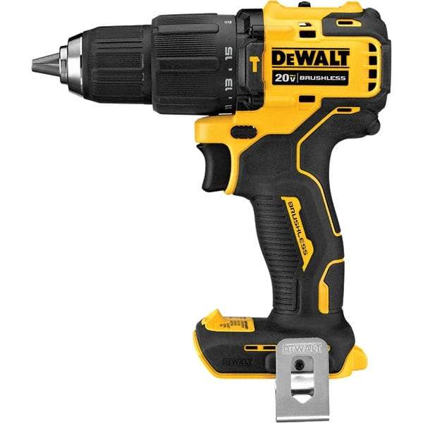 DeWALT - 20 Volt 1/2" Plastic Ratcheting Chuck Cordless Hammer Drill - 28500 BPM, 1650 RPM, Reversible - Strong Tooling