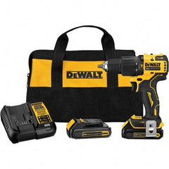 DeWALT - 20 Volt 1/2" Plastic Ratcheting Chuck Cordless Hammer Drill - 28500 BPM, 1650 RPM, Reversible - Strong Tooling