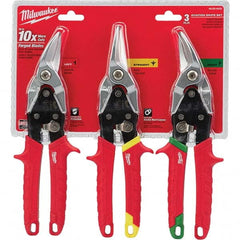 Milwaukee Tool - Snip & Shear Sets Type: Aviation Snip Set Pattern: Straight - Strong Tooling