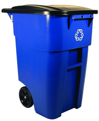 50 Gallon Brute Recycling Container with Lid - Strong Tooling