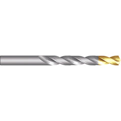 ‎3/32″ HSS Drill - 4xD - ANSI - Bright/TiN - 118 Degree Split Point E-code # A0123/32