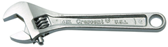 1/2" Opening - 4" OAL - Adjustable Wrench Chrome - Strong Tooling