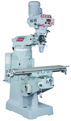 Electronic Variable Speed Vertical Mill - R-8 Spindle - 9 x 49'' Table Size - 3HP - 3PH - 220V Motor - Strong Tooling