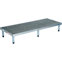 ‎Adj Alum Stand 9.5-15.5 H 23.62 × 60.12 - Exact Industrial Supply