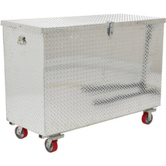 Aluminum Tool Box -Casters 36 × 60 - Exact Industrial Supply