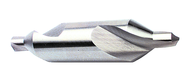 Size 7; 1/4 Drill Dia x 3-1/4 OAL 60° M42 Combined Drill & Countersink - Strong Tooling