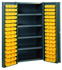 38 x 24 x 72'' (96 Bins Included) - Bin Storage Cabinet - Strong Tooling