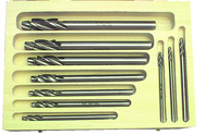 10 Pc. HSS - #4 - 1/2" - 1/32" Oversized Pilots-Capscrew Counterbore Set - Strong Tooling