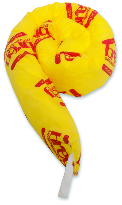 #BHS12Â Hazmat Snake 3" x 48" 12 Per Box - Sponge Absorbents - Strong Tooling