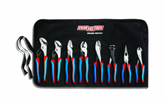 Channellock Code Blue 8 Pc. Plier Set - Contains 9.5 and 10 in. Tongue and Groove; 9 in. High Leverage Linemens; Cable Cutter; Crimping/Cutting Tool; 8 in. End Cutting; Long Nose and Diagonal Cutting Plier - Strong Tooling
