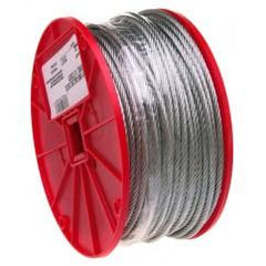 1/16" 7X7 CABLE GALVANIZED WIRE 500 - Strong Tooling