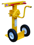 Heavy Duty Trailer Stabilizing Jacks - #CH-BEAM-SN - Includes reflective collar - 16" solid foam wheels - Hand crank operation - Strong Tooling