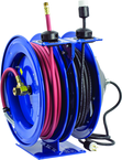 #C-L350-5012-A For 3/8" x 50' Hose Dual Purpose Electric/Air Spring Rewind Reels - Strong Tooling